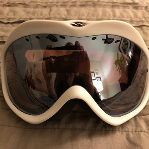 White SMITH Anthem Goggles * BRAND NEW LENSES *